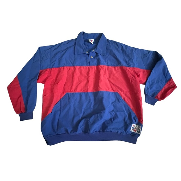 Vintage Newport Blue Windbreaker Pullover - Picture 2 of 7